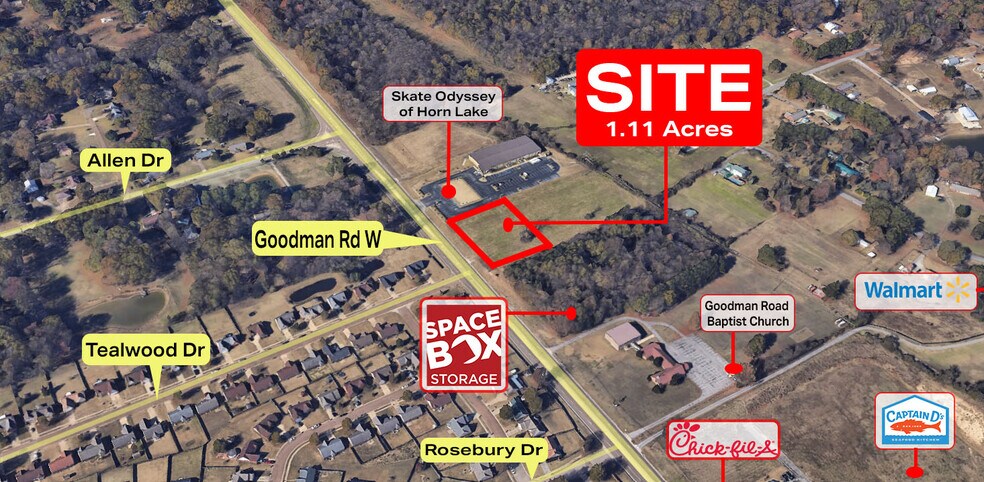 More Photos Of 4482 Goodman Rd, Horn Lake Land For Sale