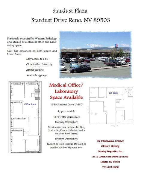 More Photos Of 1350 Stardust St, Reno Medical For Lease