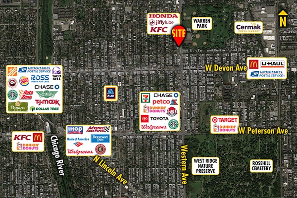 More Photos Of 6500 N Western Ave, Chicago General Retail For Sale