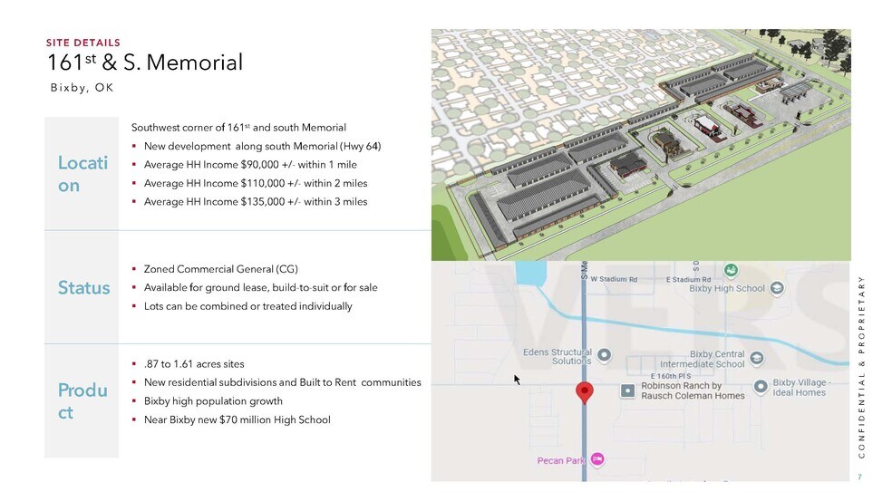 Primary Photo Of 16118 S Memorial Dr, Bixby Land For Lease