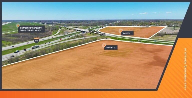 Primary Photo Of I-94 & Vining Rd @ Vining Rd & Wick Rd, Romulus Land For Sale