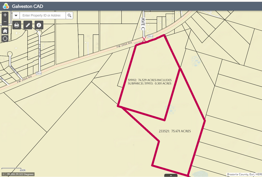 More Photos Of FM 2004 @ Avenue C, Hitchcock Land For Sale