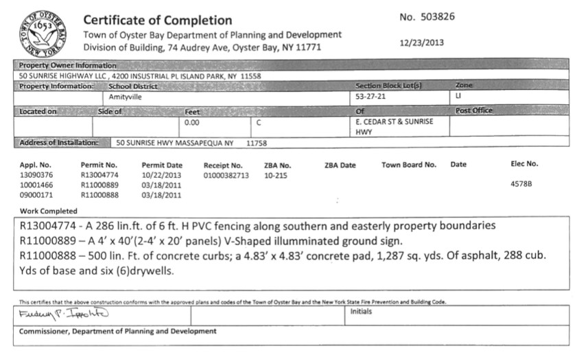 More Photos Of 50 Sunrise Hwy, Massapequa Land For Sale