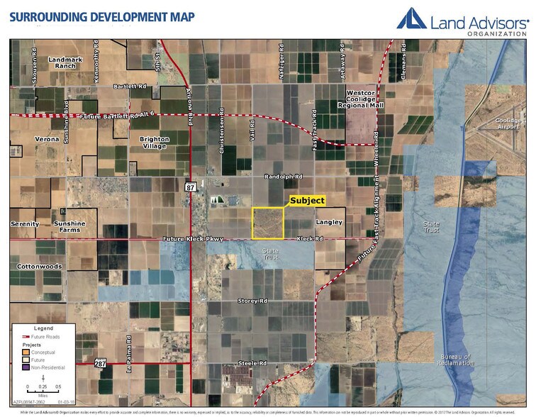 More Photos Of Nec Vail Road & Kleck Rd, Coolidge Land For Sale