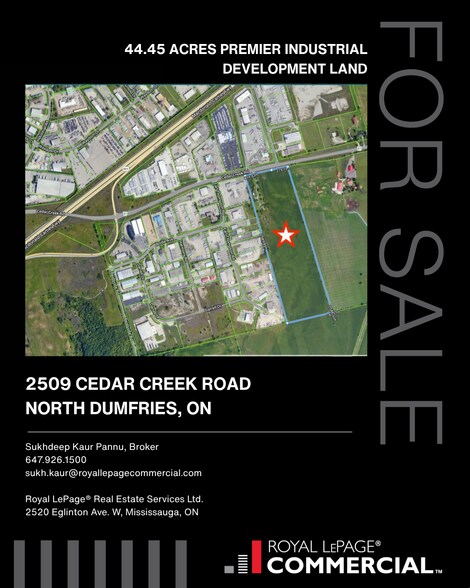 Primary Photo Of 2509 Cedar Creek Rd, Ayr Land For Sale