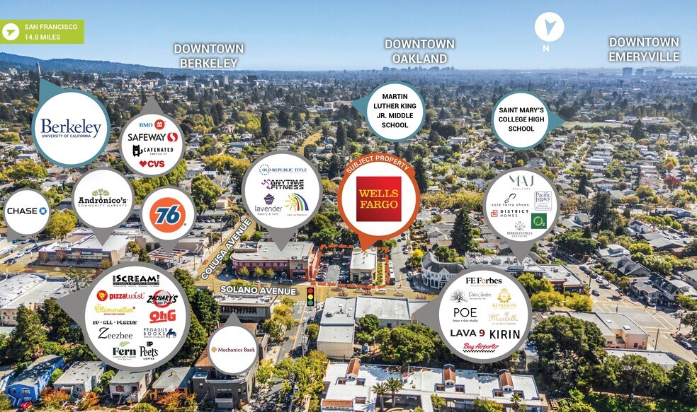 More Photos Of 1800 Solano Ave, Berkeley Bank For Sale