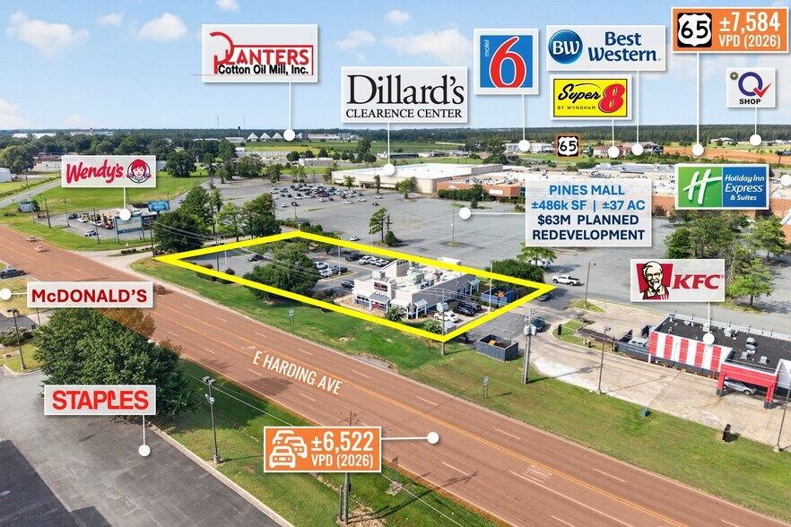 More Photos Of 3000 Pines Mall Dr, Pine Bluff Restaurant For Sale