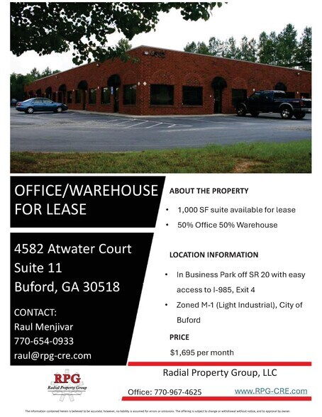 More Photos Of 4582 Atwater Ct, Buford Light Distribution For Lease