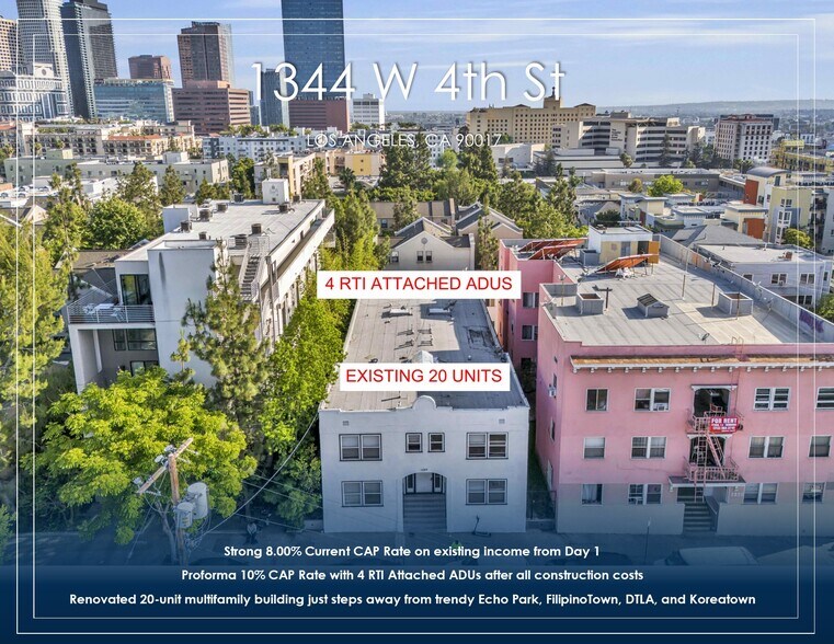 Primary Photo Of 1344 W 4th St, Los Angeles Apartments For Sale