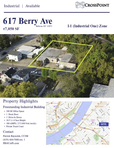 Primary Photo Of 617 Berry Ave, Bellevue Warehouse For Sale