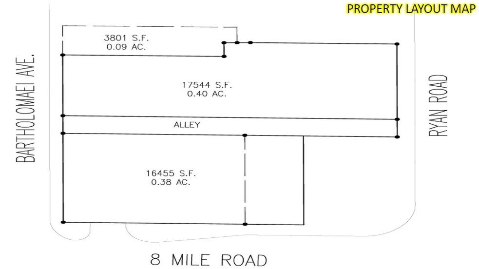More Photos Of 4001-4061 E 8 Mile Rd, Warren Land For Sale