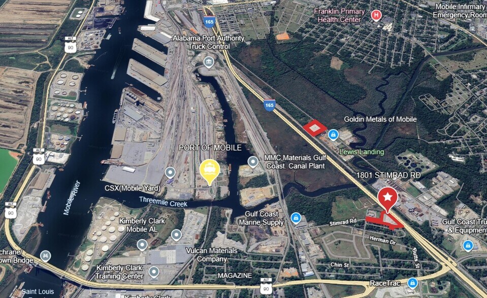 More Photos Of 1801 STIMRAD Rd, Mobile Land For Lease