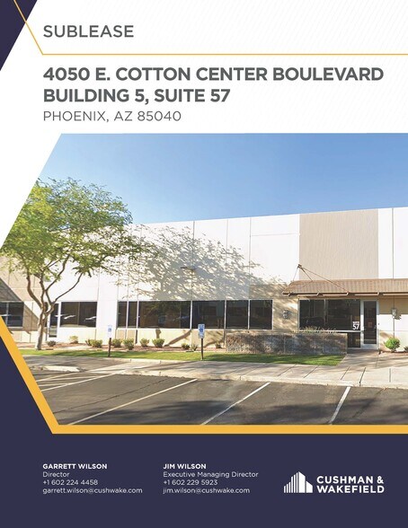 Primary Photo Of 4050 E Cotton Center Blvd, Phoenix Research And Development For Lease