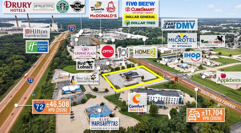 More Photos Of 2660 S Dirksen Pky, Springfield Restaurant For Sale