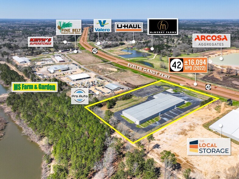 Primary Photo Of 1744 Evelyn Gandy Pky, Hattiesburg Warehouse For Sale
