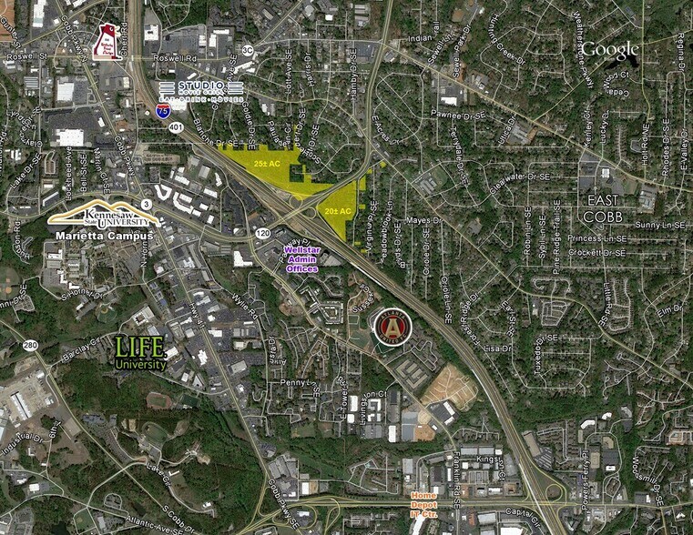 Primary Photo Of 1 S Marietta Hwy, Marietta Land For Sale