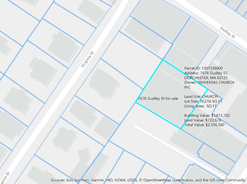 More Photos Of 767 Dudley St, Boston Land For Sale