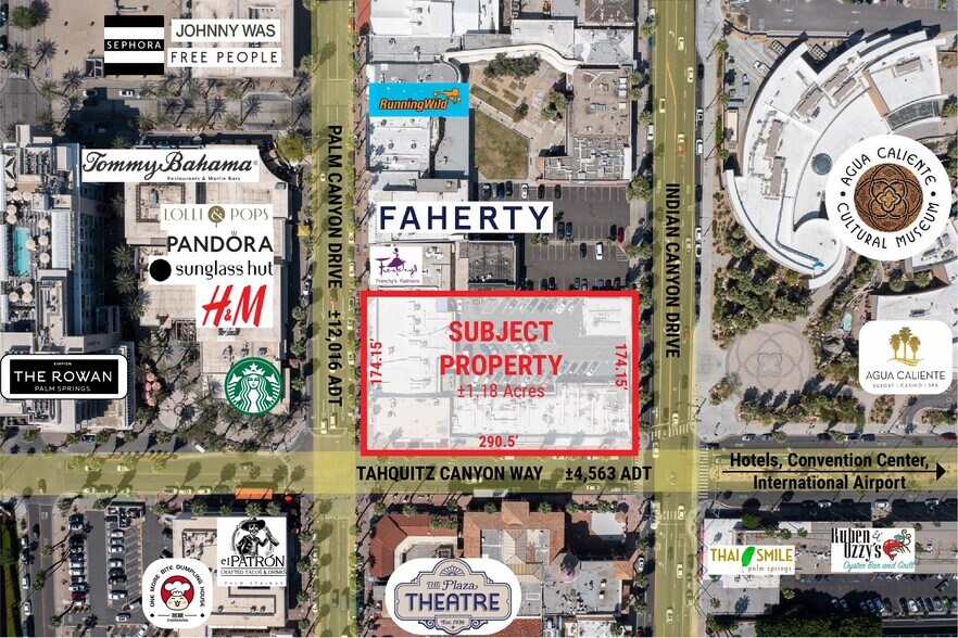 More Photos Of 102 N Palm Canyon Dr, Palm Springs Storefront Retail Office For Sale