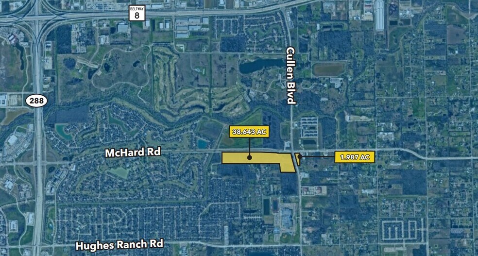 Primary Photo Of SWC & SEC McHard & Cullen Parkway, Pearland Land For Sale