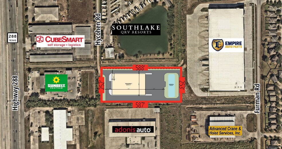 More Photos Of 0 Hycohen Rd, Houston Land For Lease