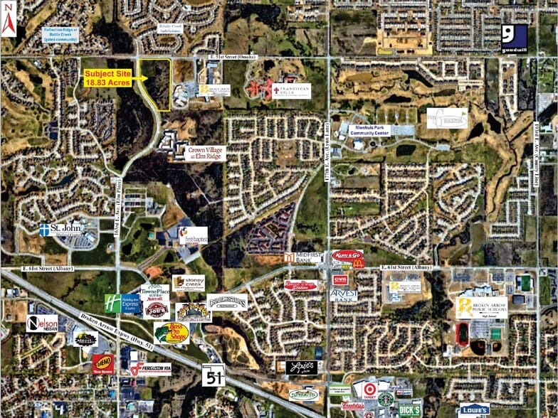 More Photos Of E 51ST St @ N 161st E Avenue, Broken Arrow Land For Sale