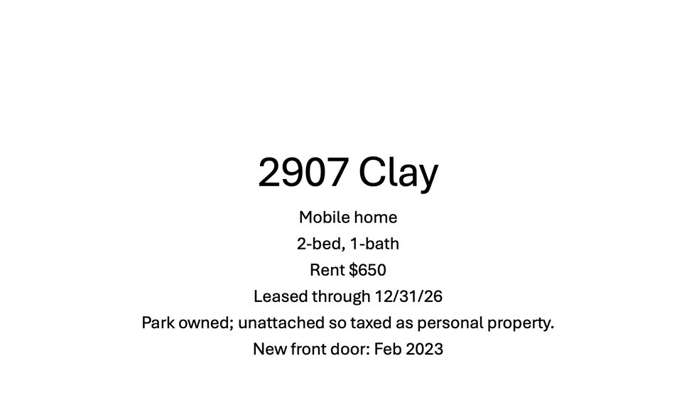 More Photos Of 2902 Clay St, De Soto Manufactured Housing Mobile Home Park For Sale