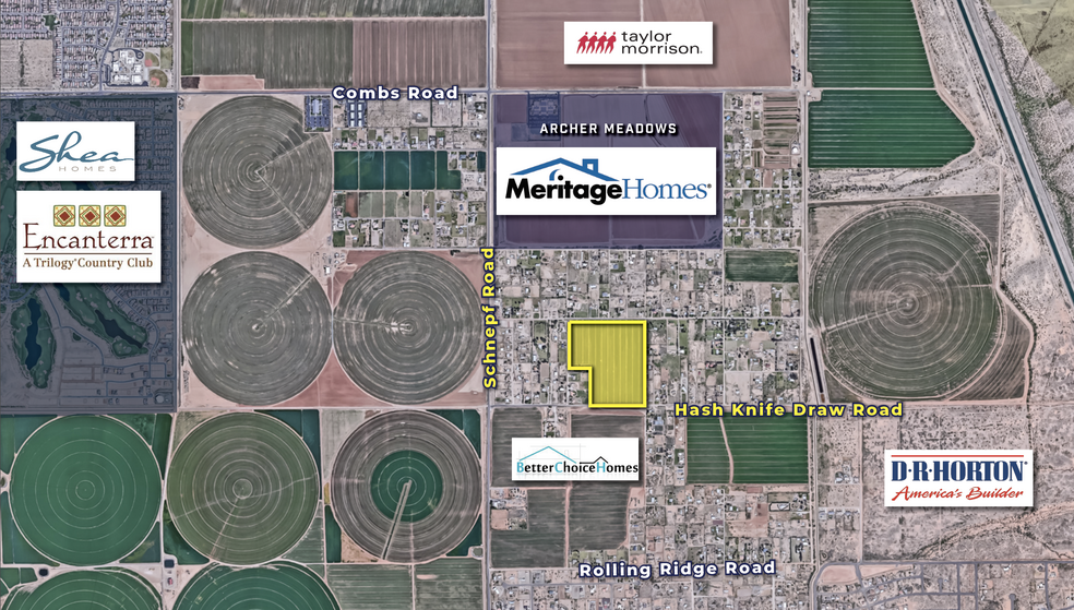 Primary Photo Of Hash Knife Draw @ Schnepf Road, San Tan Valley Land For Sale