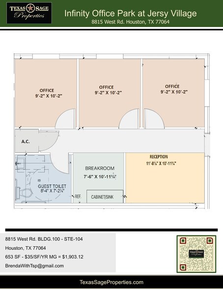 More Photos Of 8815 West Rd, Houston Office For Sale