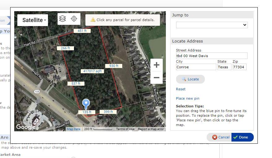 More Photos Of 5030 Davis st, Conroe Land For Sale