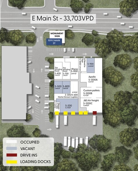Primary Photo Of 1519 E Main St, St Charles Warehouse For Lease