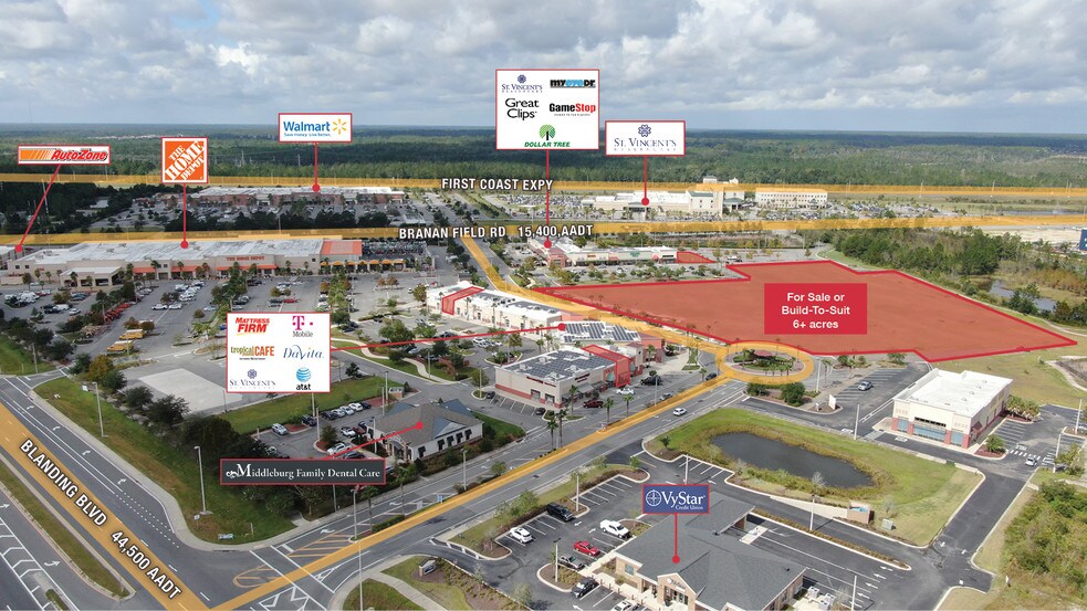 Primary Photo Of Blanding Blvd & Branan Field Rd, Middleburg Land For Sale
