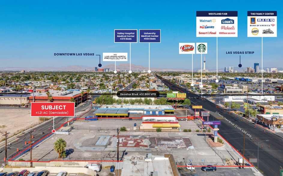 Primary Photo Of 4830-4840 W Charleston Blvd., Las Vegas Land For Lease