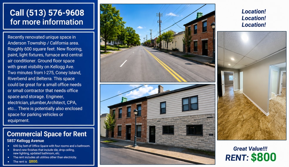 Primary Photo Of 5857 Kellogg Ave, Cincinnati Office For Lease