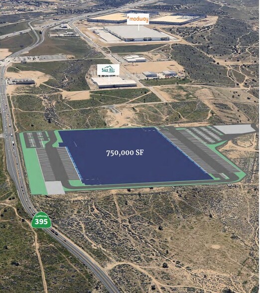 Primary Photo Of Us Hwy 395 & Poplar St, Hesperia Industrial For Lease