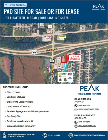 Primary Photo Of 206 Pecan Tree Ave, Lone Jack Land For Sale