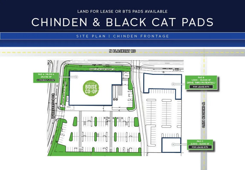 More Photos Of Black Cat & Chinden, Meridian Unknown For Lease