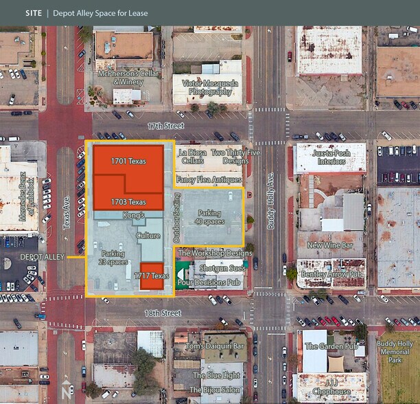 More Photos Of 1701-1717 Texas Ave, Lubbock Bar For Lease