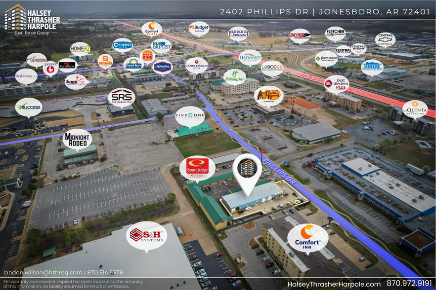 More Photos Of 2402 Phillips Dr, Jonesboro Freestanding For Lease