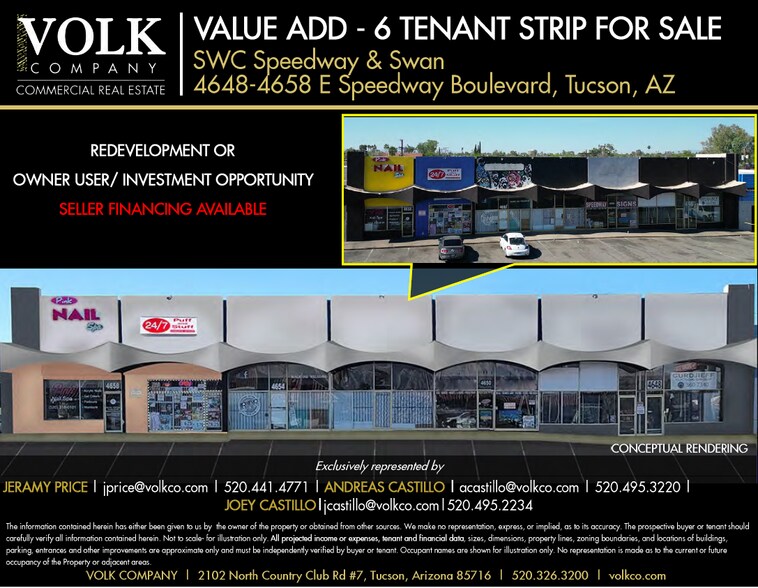 Primary Photo Of 4648-4658 E Speedway Blvd, Tucson Storefront For Sale