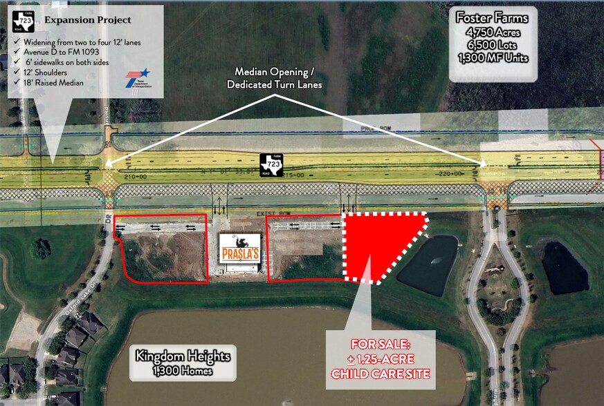 More Photos Of 2406 Farm to Market Road 723, Rosenberg Land For Sale