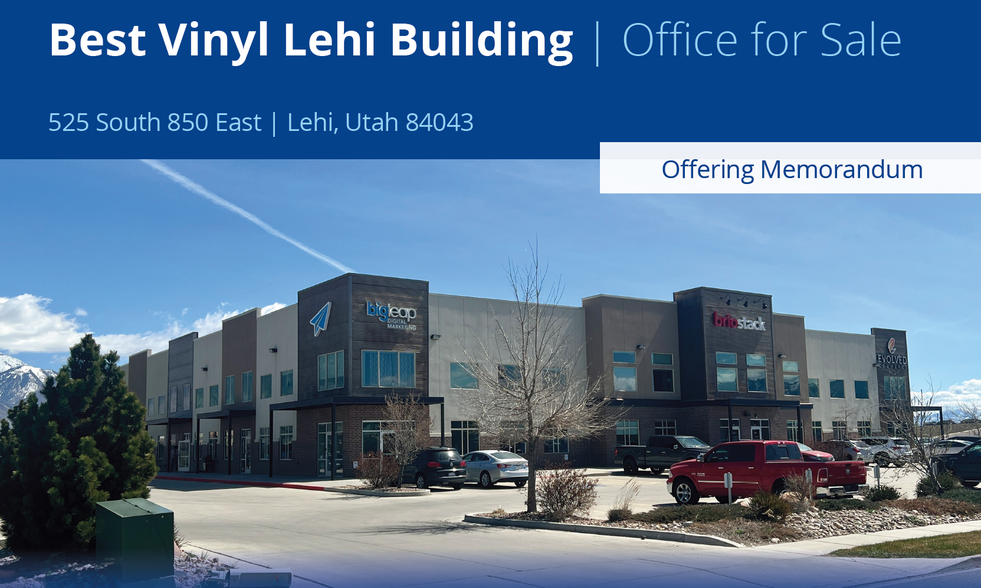 Primary Photo Of 525 S 850 E, Lehi Office For Sale