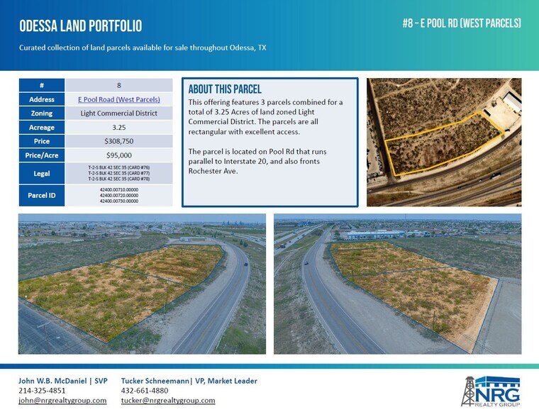 More Photos Of TBD Pool Rd, Odessa Land For Sale