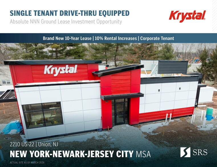 Primary Photo Of 2210 US 22, Union Township Fast Food For Sale