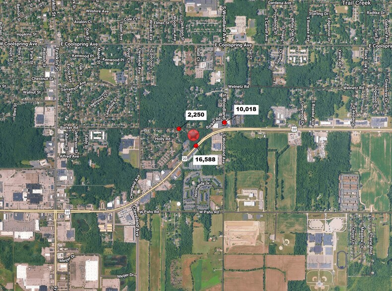 More Photos Of Barker Rd @ E US 20, Michigan City Land For Sale