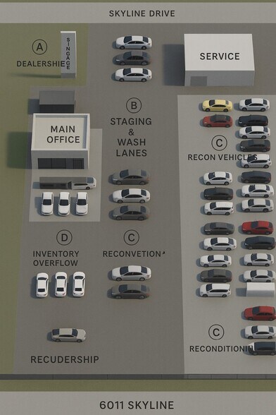 More Photos Of 6011 Skyline Dr, Houston Auto Dealership For Lease