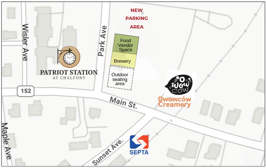 More Photos Of 14 Park Ave, Chalfont Restaurant For Lease