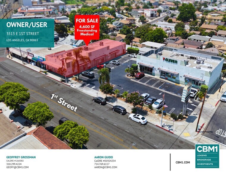Primary Photo Of 3513 E 1st St, Los Angeles General Retail For Sale