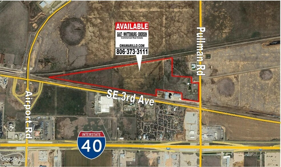 Primary Photo Of 3rd ave @ Pullman Rd, Amarillo Land For Sale
