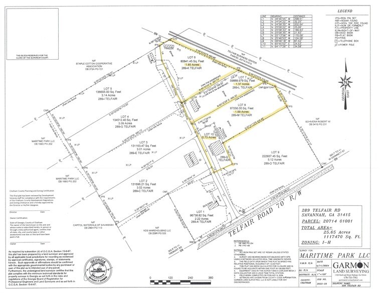More Photos Of 289 Telfair Rd, Savannah Land For Lease