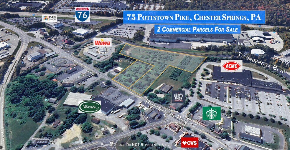 More Photos Of 75 Pottstown Pike, Chester Springs Land For Sale
